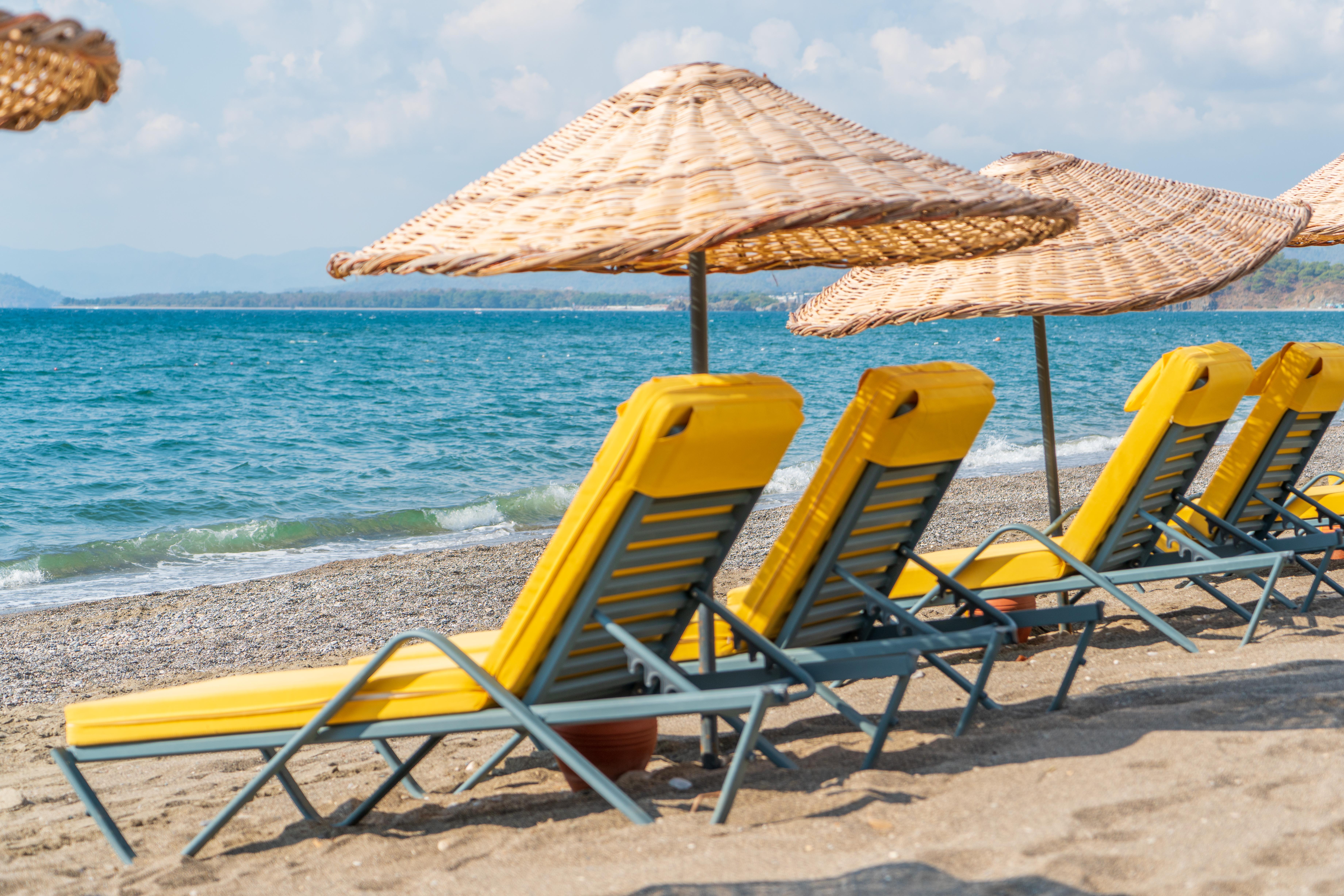 Sundia by Liberty Fethiye Otel Dış mekan fotoğraf Beach chairs